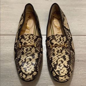 Snakeskin Sam Edelman Lior loafers